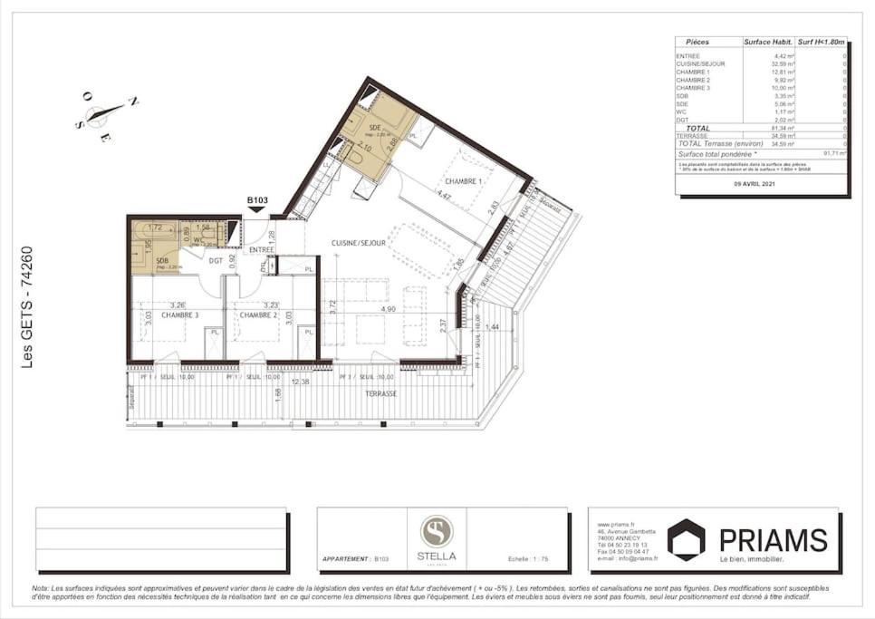 Appartement De Standing Plein Centre Station, 50M Des Pistes Les Gets Exteriör bild