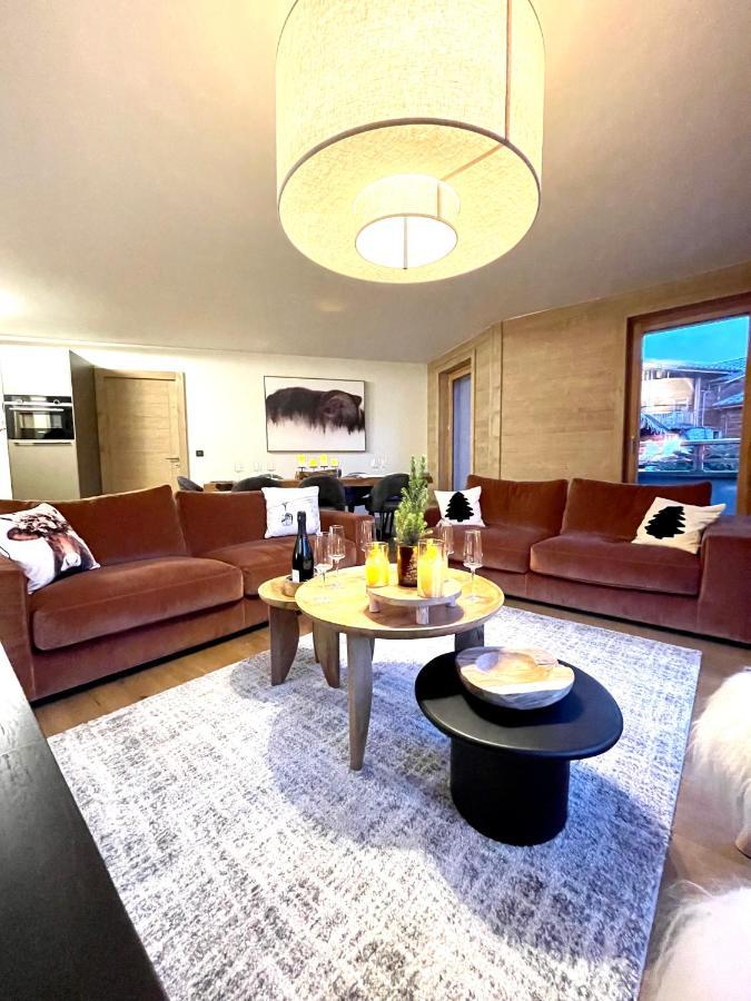 Appartement De Standing Plein Centre Station, 50M Des Pistes Les Gets Exteriör bild